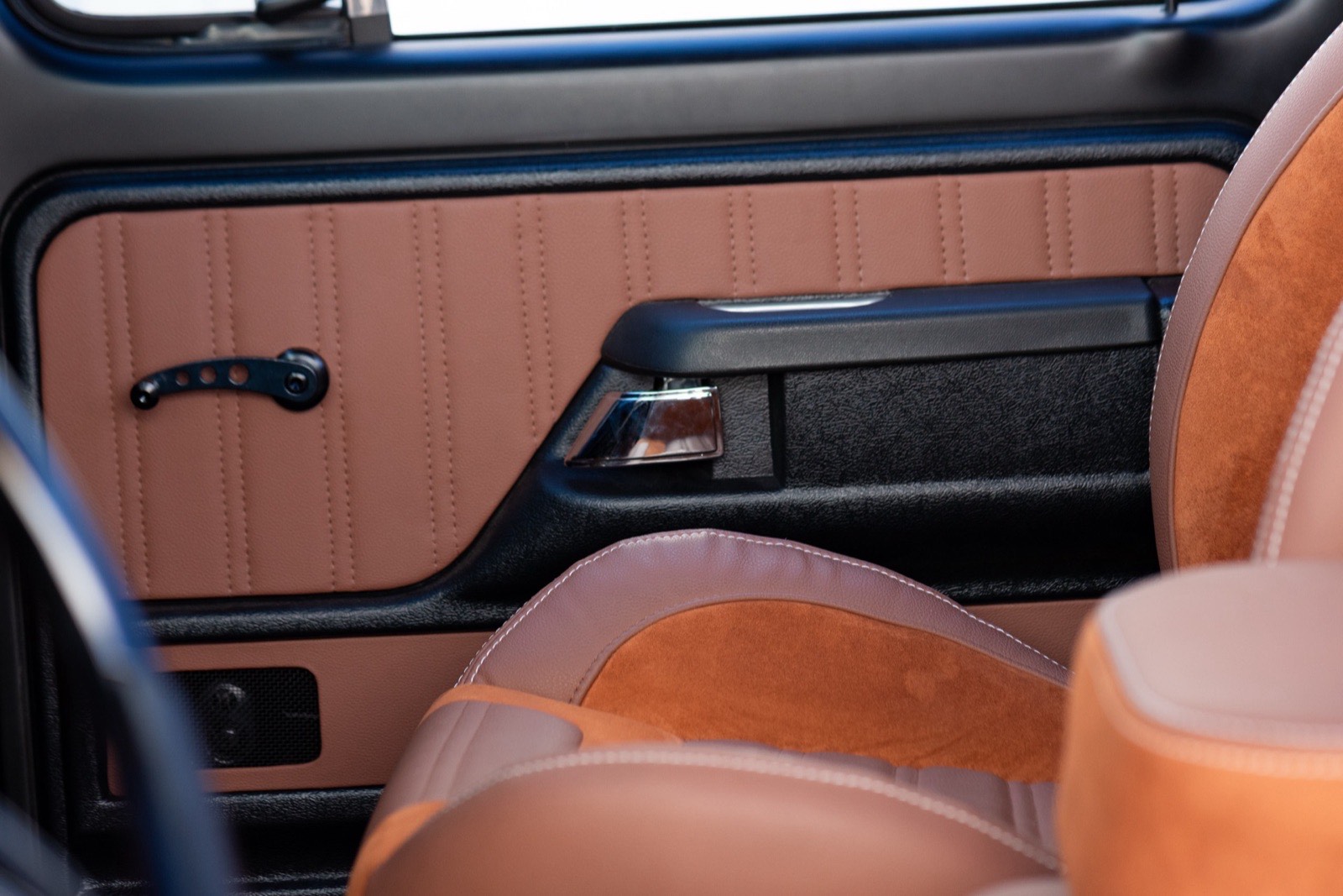 1973 Ford F-100 Coyote 5.0 build — satin black with blacked-out trim, by Morgan Muscle Cars