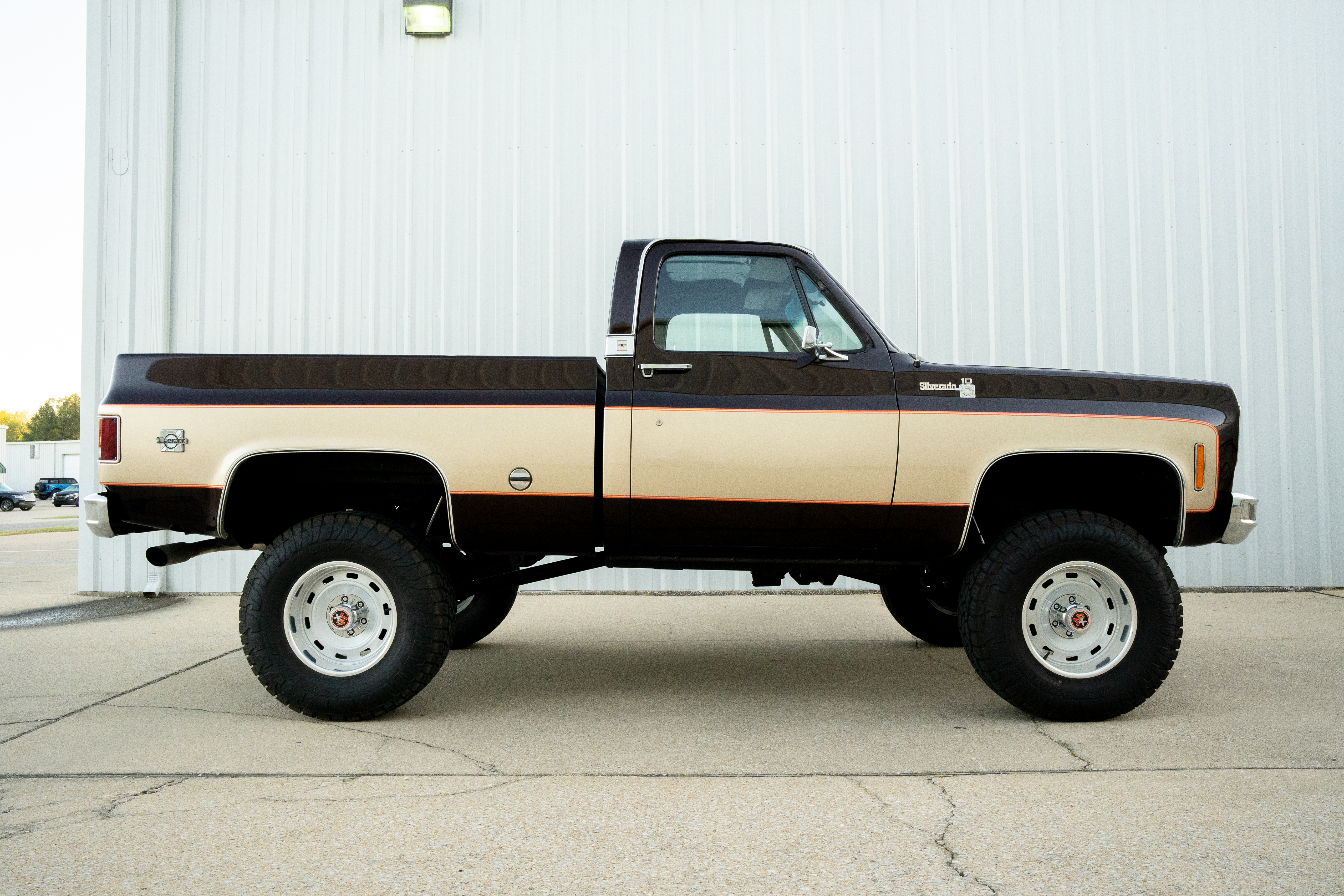 1978 Chevrolet Silverado K10 4x4 for sale, restored by Morgan Muscle Cars in Pelham, Alabama